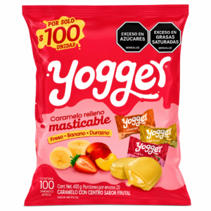 Caramelo Yogger 100u x400g