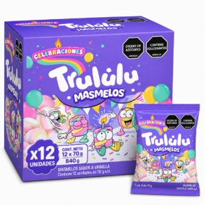 Trululu Masmelos Celebraciones 70g x12und