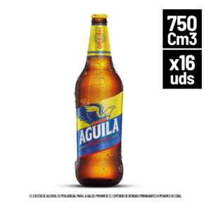 Cerveza Aguila Original Retornable 750cm3 x16u