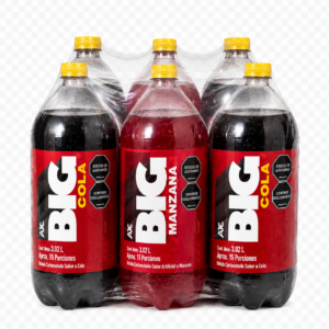 Gaseosa Big Cola 3L Surtida x6uds