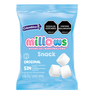 Masmelo Millows Snack Blanco x35g