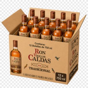 Ron Viejo De Caldas Tradicional 750ml x12uds