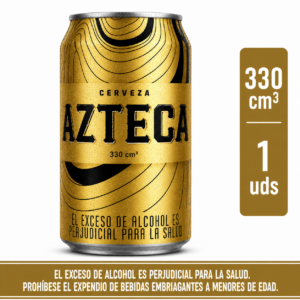 Cerveza Azteca lata 330cm