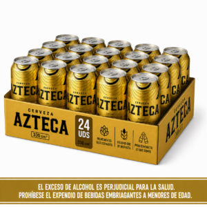 Cerveza Azteca lata 330cm x24u
