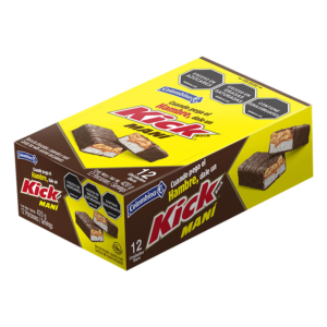 Barra De Chocolate Kick Back Con Mani x12uds