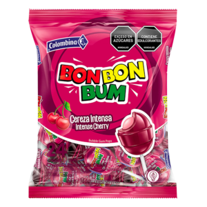 Chupeta Bom Bon Bum Cereza Intensa x24uds