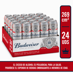 Cerveza Budweiser Lata 269cm3 x24u