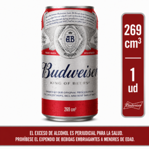 Cerveza Budweiser Lata 269cm3