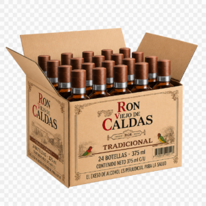 Ron Viejo De Caldas Tradicional 375ml x24uds