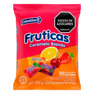 Caramelo Blando Fruticas Surtidas x100uds