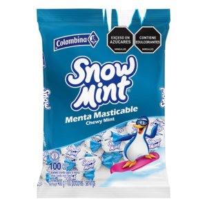 Caramelo Snow Mint Menta Masticable x100und