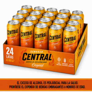 Cerveza Central Lata 330cm X24u