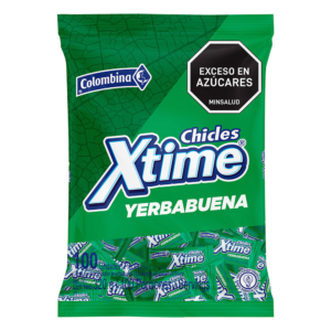 Chicle Xtime Sabor Yerbabuena x100uds