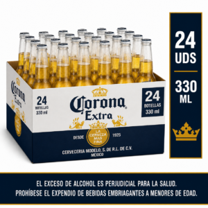 Cerveza Corona 330cm3 x24u