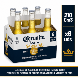 Cerveza Coronita  210cm3 x6u
