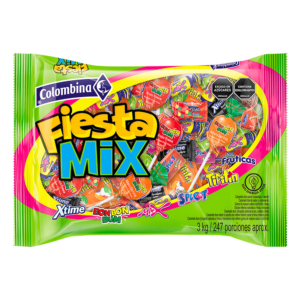 Caramelo Duro Fiesta Mix x3000g