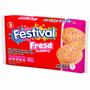 Galleta Festival Fresa x12uni