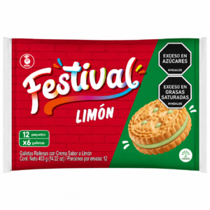 Galleta Festival Sabor Limon x12uni