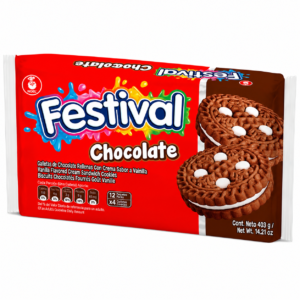 Galleta Festival Sabor Chocolate x12uni
