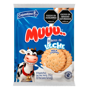 Galleta Muuu De Leche x18uds