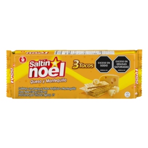 Galleta Saltin Noel Sabor Queso Mantequilla x3Tacos