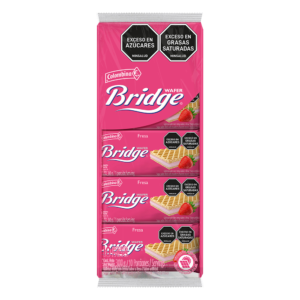 Galleta Wafer Bridge Fresa x10uds