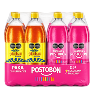 Gaseosa Postobon 2.5L Surtida x8uds