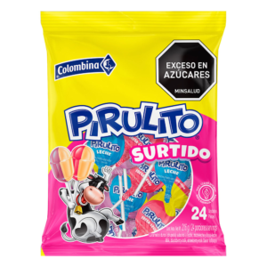 Chupeta Pirulito Sabores Surtidos x24uds