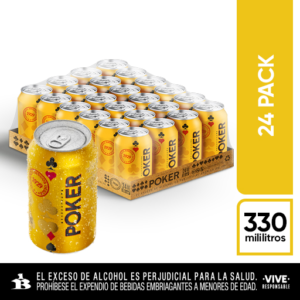 Poker Lata 330cm3 *24u