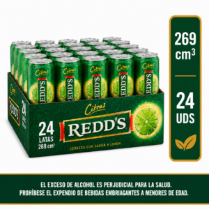 Cerveza Redd's Cold Lata 269cm3 x24u