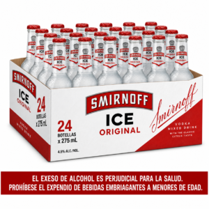 Vodka Smirnoff Ice Botella 275ml x24u