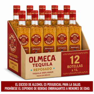 Tequila Olmeca Reposado 1Litro Caja x12u