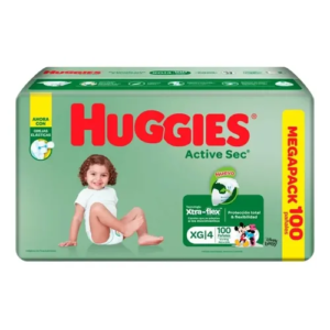 Pañal Huggies Active Sec Etapa 4 x100uds