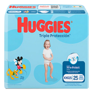 Pañal Huggies Triple Proteccion Etapa 5 x25uds