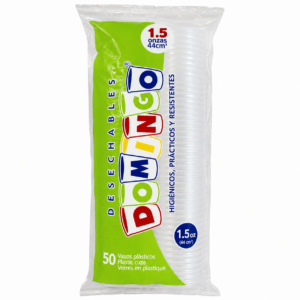 Copa Desechable Domingo 1.5oz x50uds