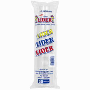 Copa Desechable Lider 1.5onz x50uds
