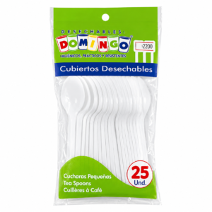 Cuchara Desechable Domingo Pequeña x25uds