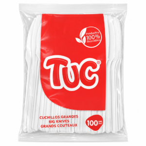 Cuchillos Desechables Tuc Grandes x100uds