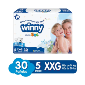 Pañal Winny Ultra Sec Etapa 5 x30uds