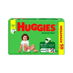 Pañal Huggies Active Sec Etapa 4 x50uds