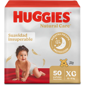 Pañal Huggies Natural Care Etapa 4 x50uds