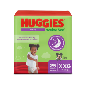 Pañal Huggies Active Sec Pants Etapa 5 x25uds