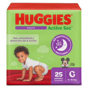Pañal Huggies Active Sec Pants Etapa 3 x25uds