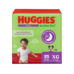 Pañal Huggies Active Sec Pants Etapa 4 x25uds