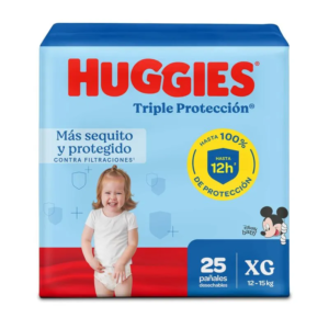 Pañal Huggies Triple Proteccion Etapa 4 x25uds