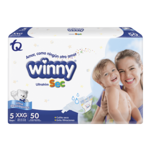 Pañal Winny Ultra Sec Etapa 5 x50uds