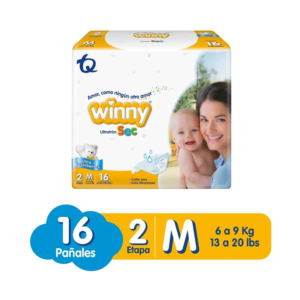Pañal Winny Ultra Sec Etapa 2 x16uds