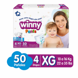 Pañal Winny Pants Etapa 4 x50uds