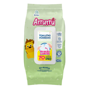 Pañitos Humedos Arruru x70uds