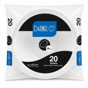 Plato Desechable Hondo Darnel 16onz x20uds